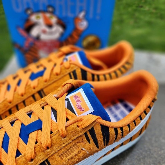 PUMA Kellogg\'s Frosted Flakes Sneakers Shoes Tony the Tiger 70th Men\'s Size 9.5 main image 8